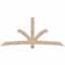 Ekena Millwork Davenport Smooth Timber Gable Bracket, Douglas Fir, 96"W x 44"H x 1 1/2"D x 5 1/2"F, 11/12 Pitch GBW096X44X0206DAV00SDF - alternate 1